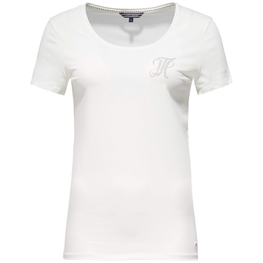 Tommy Hilfiger Lizzy Round T-Paita Ss T-Paita