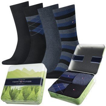 Tommy Hilfiger Men Giftbox Sock 4 pakkaus