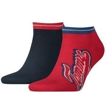 Tommy Hilfiger Men Logo Sneaker Sock 2 pakkaus