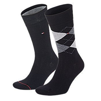 Tommy Hilfiger Men Sock Check 2 pakkaus