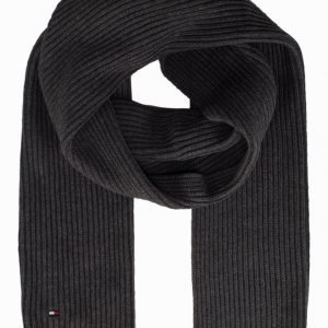 Tommy Hilfiger Pima Cashmere Scarf Kaulahuivi Charcoal