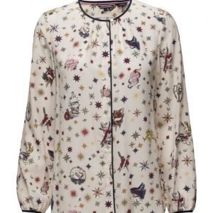 Tommy Hilfiger Renee Silk Blouse Ls Hg pitkähihainen pusero