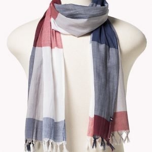 Tommy Hilfiger Scanton Scarf Pitkä Puuvillahuivi