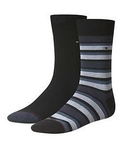 Tommy Hilfiger Stripe Sock 2-pack Dark Navy
