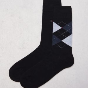 Tommy Hilfiger TH 2-packs Check Socks Dark Navy