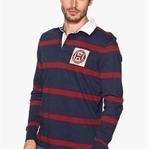 Tommy Hilfiger Tylor Rugby Tee Navy Blazer/ Red