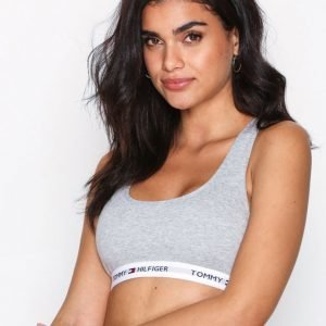 Tommy Hilfiger Underwear Cotton Bralette Iconic Rintaliivit Harmaa Melange