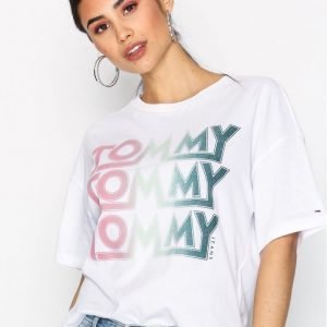 Tommy Jeans Cn T-Shirt T-Paita Valkoinen