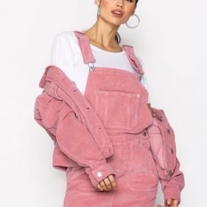 Tommy Jeans Dungaree Dress Loose Fit Mekko Blush