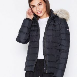 Tommy Jeans Thdw Basic Down Jacket 2 Untuvatakki Black