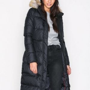 Tommy Jeans Thdw Down Coat 19 Untuvatakki Black