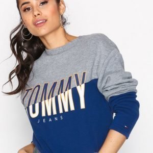 Tommy Jeans Tjw Cut Sew Graphic Hknit Svetari Blue