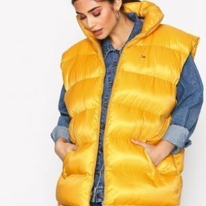 Tommy Jeans Tjw Oversized Vest 34 Untuvatakki Gold / Gold