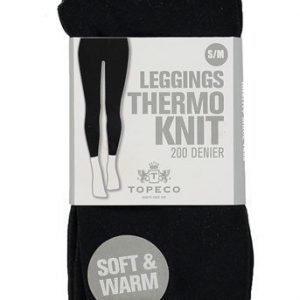 Topeco Leggingsit Thermo Musta