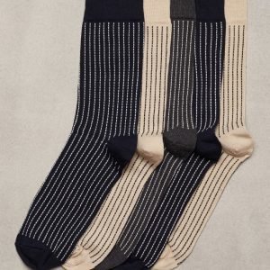 Topman Assorted Colour Stripe Socks 5 Pack Sukat Multicolor