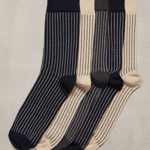 Topman Assorted Colour Stripe Socks 5 Pack Sukat Multicolor