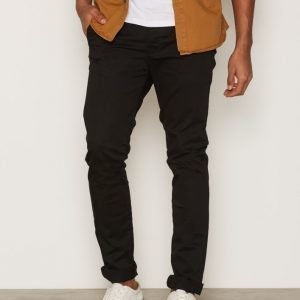 Topman Black Oil Coated Stretch Farkut Black