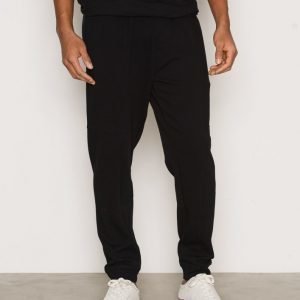 Topman Black Textured Skinny Joggers Housut Black