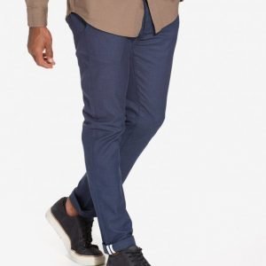 Topman Blue Stretch Slim Chinos Housut Blue