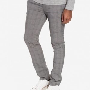 Topman Check Ultra Skinny Fit Trousers Puvunhousut Grey