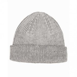 Topman Classic Fit Beanie Hat Pipo Light Grey