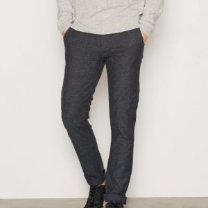 Topman Cole Neppy Slim Trouser Housut Navy Blue