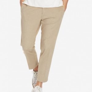 Topman Crop Jersey Trousers Chinot Stone