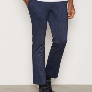 Topman Jersey Crop Trouser Pukuhousut Dark Blue