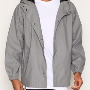 Topman LTD Grey Hooded Mac Takki Grey