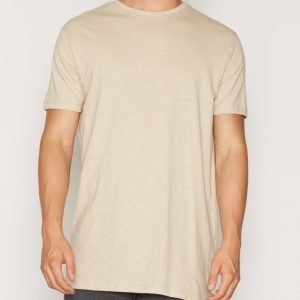 Topman Longline T-Shirt T-paita Stone