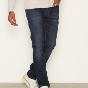 Topman Mid Wash Stretch Slim Jeans Farkut Dark Blue