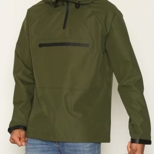 Topman Overhead Half Zip J Takki Khaki