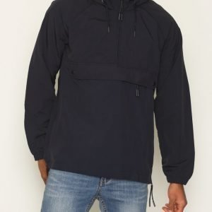 Topman Overhead Half Zip J Takki Navy Blue