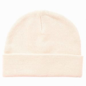 Topman Pink Flat Knitted Beanie Hat Pipo Pink