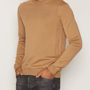 Topman Premium Camel Merino Blend Jumper Pusero Light Brown