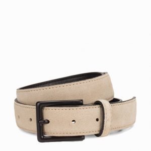 Topman Topman Premium Stone Suede Belt Vyö Stone