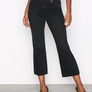 Topshop Dree Dark Washed Jeans Farkut Black