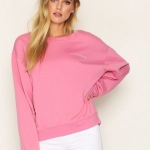 Topshop Je Suis Sweatshirt Svetari Pink