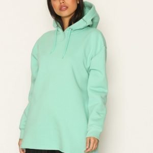 Topshop Longline Hoodie Svetari Green