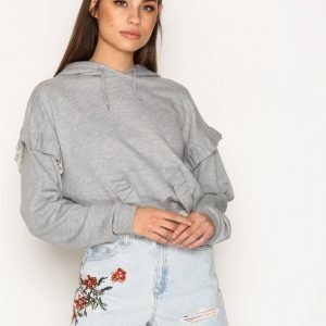 Topshop Moto Flower Embroidered Denim Mom Shorts Shortsit Light Blue Denim