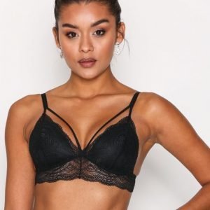 Topshop Padded Lace Bra Rintaliivit Black