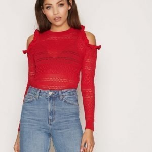 Topshop Pullover Neulepusero Red