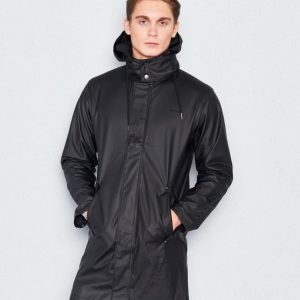 Tretorn PU Trenchcoat Men's 11 Jet Black