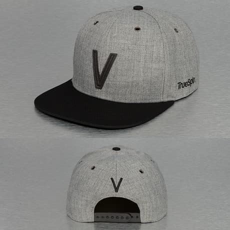 TrueSpin Snapback Lippis Harmaa