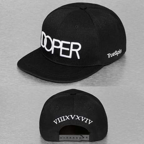 TrueSpin Snapback Lippis Musta