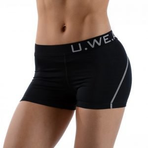 U.We.Ar W Short Tights Treenitrikoot Musta