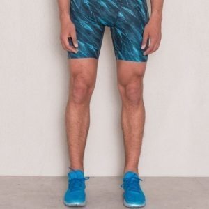 Under Armour Armour HG Printed Compression Shorts Meridian Blue