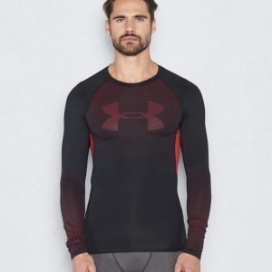 Under Armour HG Armour Novelty LS Tee 002 Back/Red