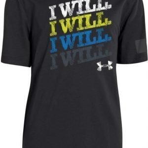 Under Armour T-paita I Will Chalk Black