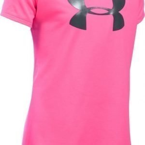 Under Armour T-paita Solid Big Logo Pink Punk Korall